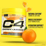C4 Energy + Aminos x Popsicle® 293g scoop with powder