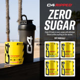 C4 Ripped Pre-Workout Powder 249g nutritional information