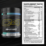 C4 Ultimate Shred 406g opened container with powder