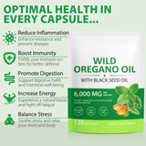 Cacukn Oil of Oregano Capsules with Black Seed Oil side view