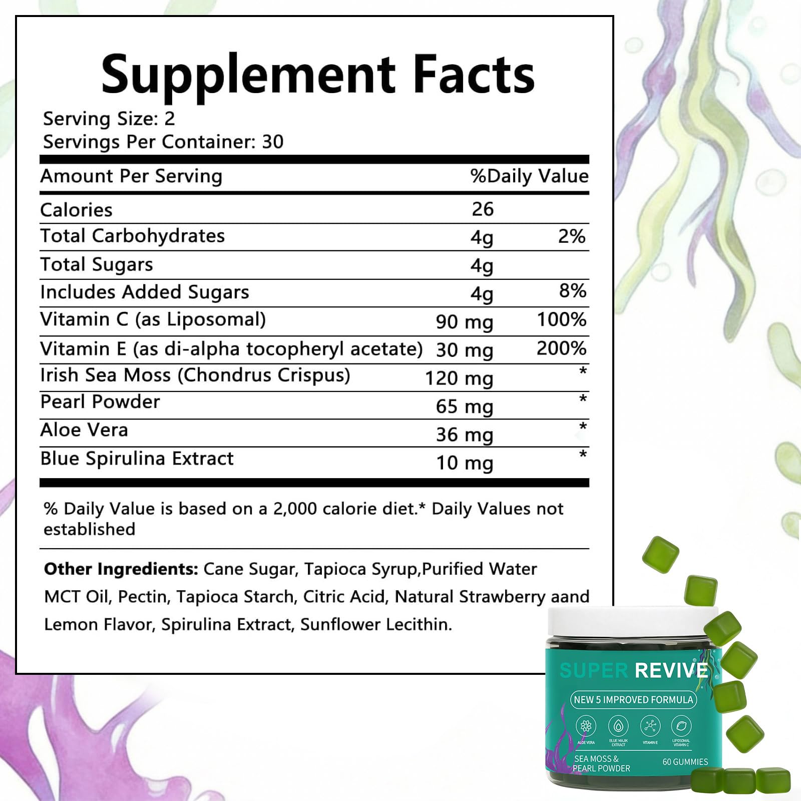 caicieter Hair Gummies lifestyle scene with a healthy setting