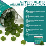 caicieter Hair Gummies with ingredients displayed