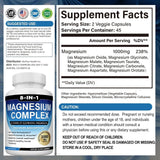caicieter Magnesium Supplement 8-Form Blend ingredients list