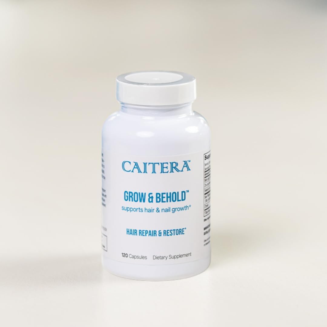 Caitera Saw Palmetto supplement bottle side view