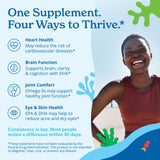 Calgee Omega-3 Algal Oil Supplement packaging with ingredients