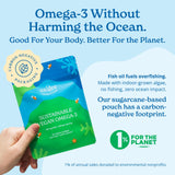 Calgee Omega-3 Algal Oil Supplement with a measuring spoon