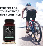 California Basics Zero for Him Psyllium Husk Fiber Capsules close-up