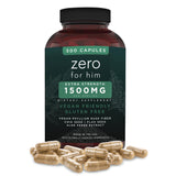 California Basics Zero for Him Vegan Psyllium Husk Capsules front view