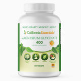 California Essentials Magnesium Glycinate 200mg 60 Tablets front view