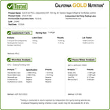 California Gold Nutrition CoQ10 Tapioca Veggie Softgels close-up