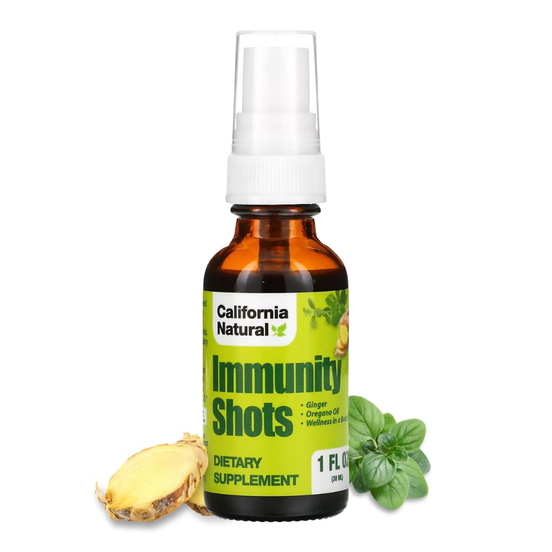 California Natural Ginger Spray front view with label