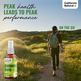 California Natural Ginger Spray on a wooden table