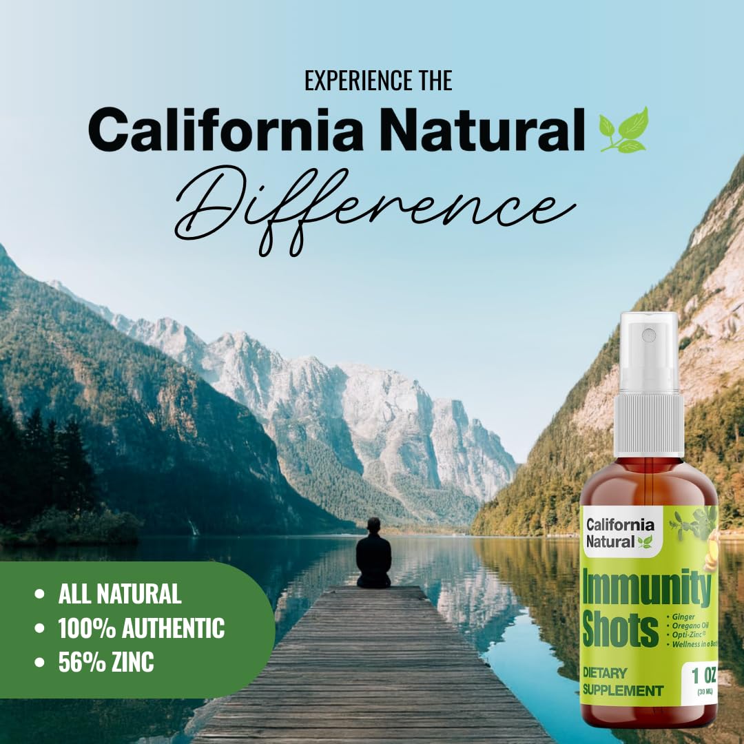 California Natural Ginger Spray with measuring spoon and ingredients