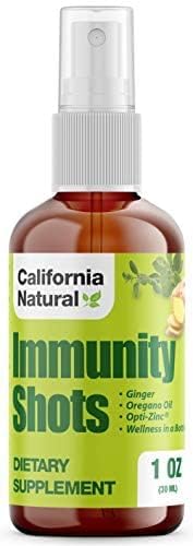 California Natural Oregano daily wellness Support Supplement with juice