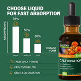 California Poppy Drops 145g packaging