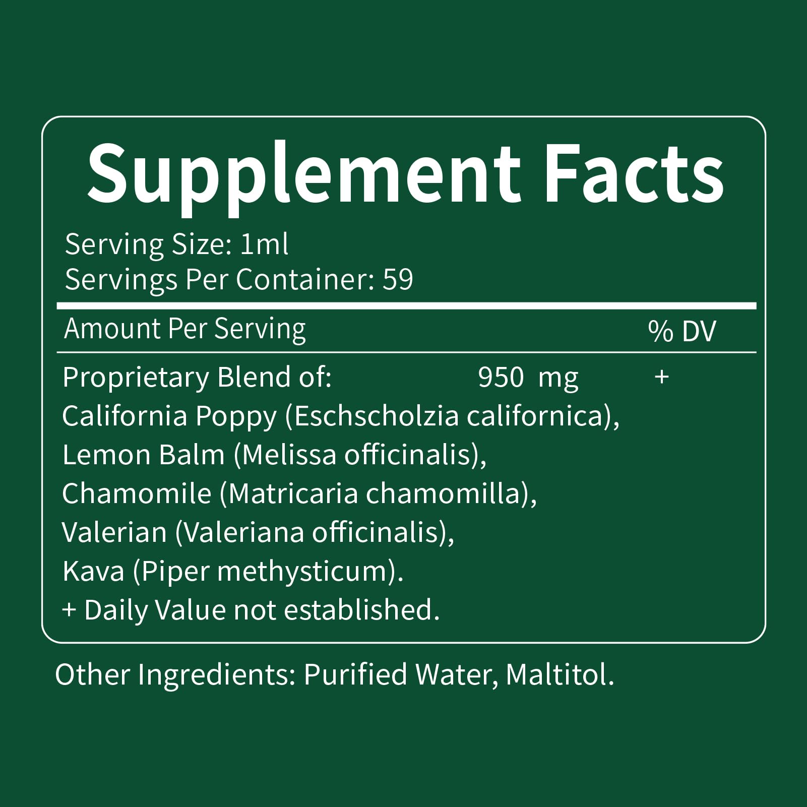 California Poppy Drops 145g with water