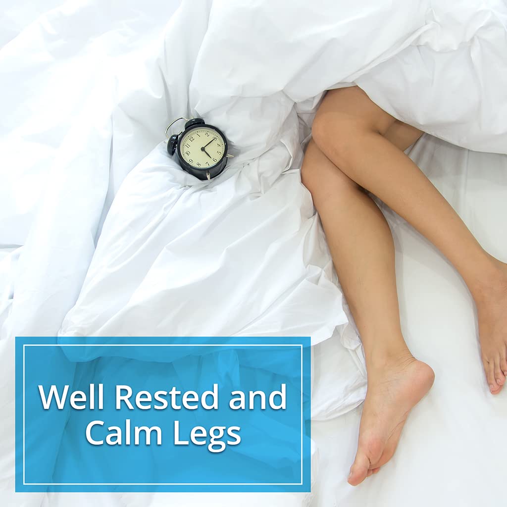 Calm Legs Natural Supplement packaging with ingredients listed