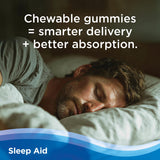 CalmCo Adult Sleep Aid Chewable Gels ingredients list on packaging