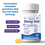CalmCo Adult Sleep Aid Chewable Gels showing fantasy fruit flavour