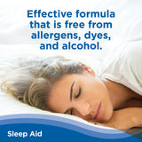 CalmCo Sleep Aid Gels with a glass of water