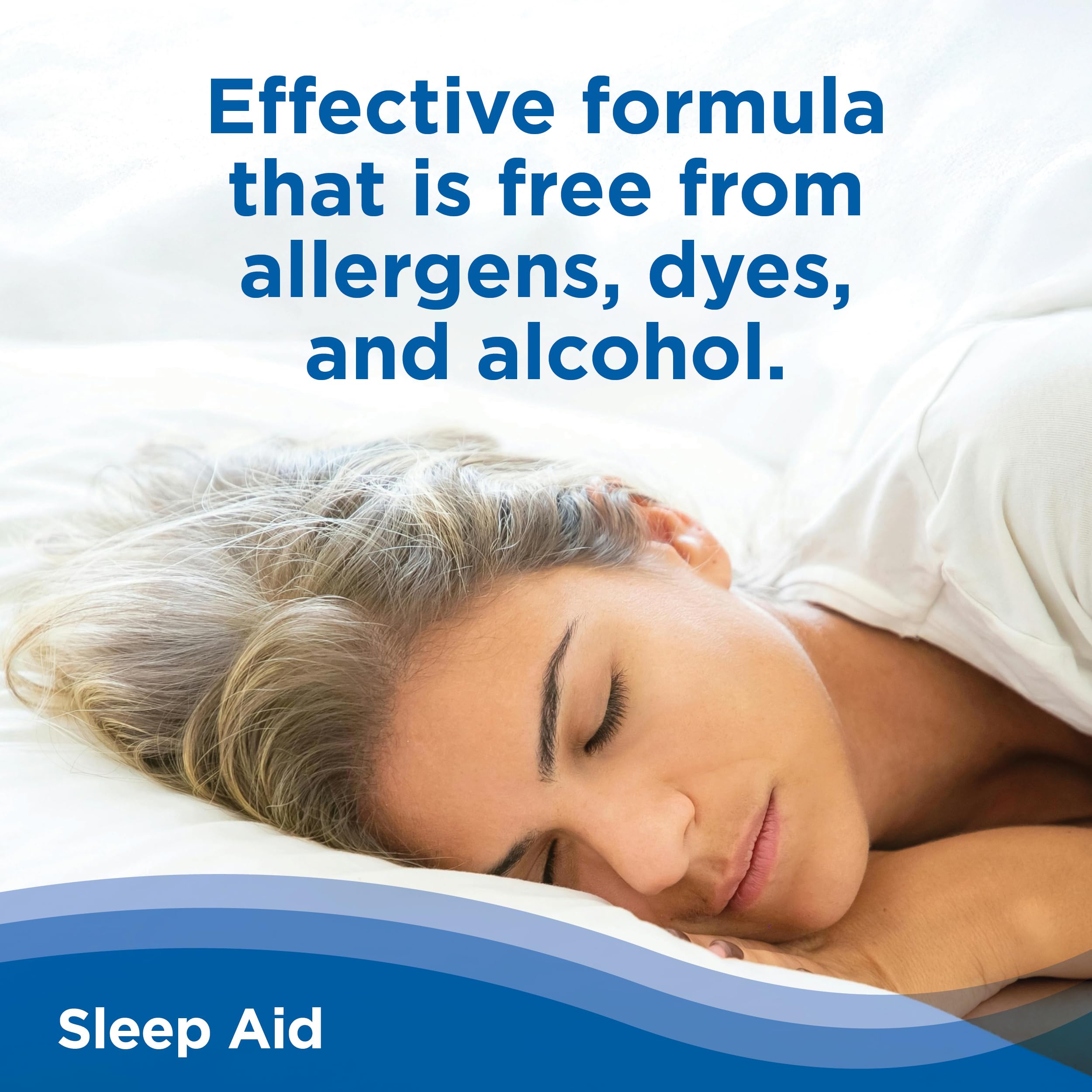 CalmCo Sleep Aid Gels with a glass of water