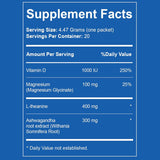 Calmify Magnesium Supplement side view showing ingredients