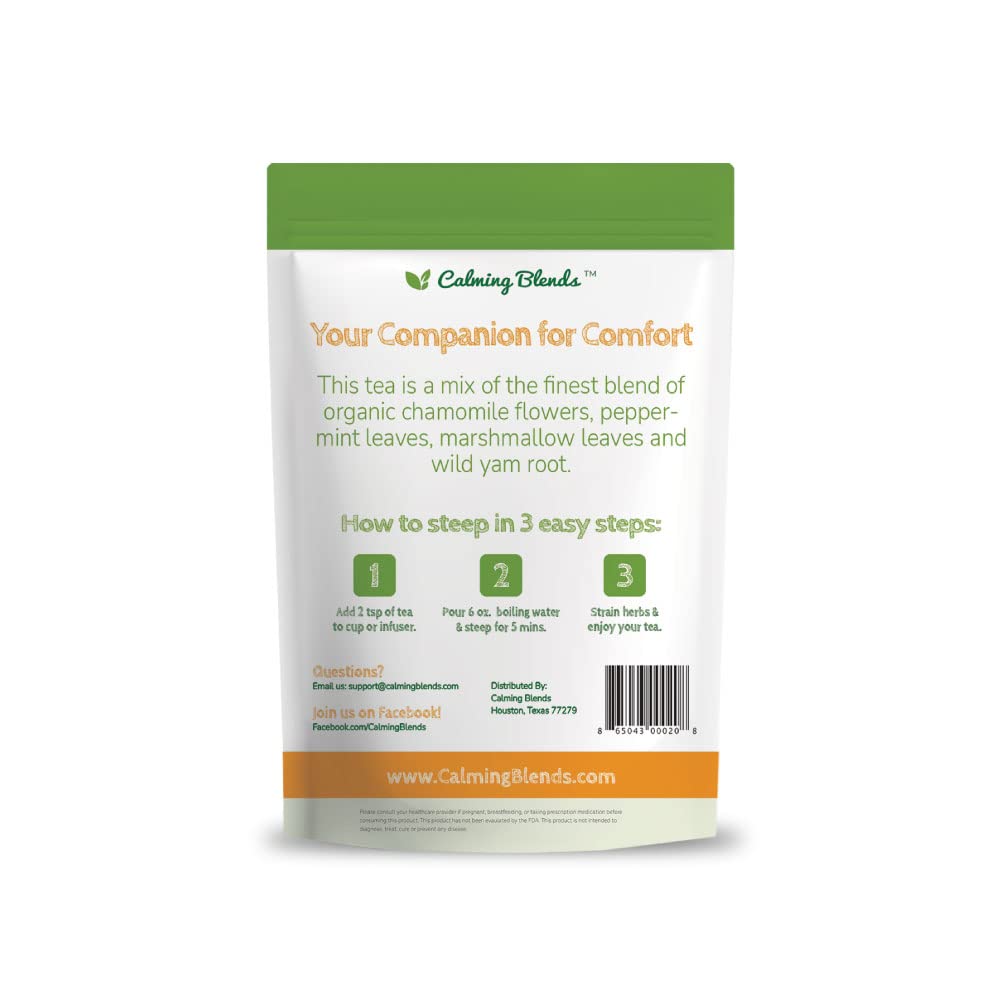 Calming Blends Diverticulitis Tea box front view
