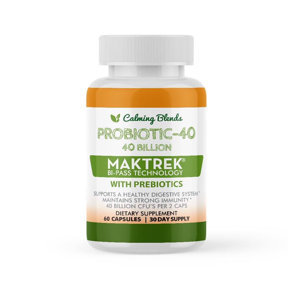 CALMING BLENDS Probiotic Supplement front view packaging