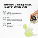 Calming Co. Ü daily wellness 2.0 Powder Drink Mix Lemon Lime close-up