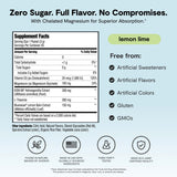 Calming Co. Ü daily wellness 2.0 Powder Drink Mix Lemon Lime nutritional information