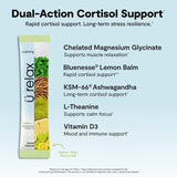 Calming Co. Ü daily wellness 2.0 Powder Drink Mix Lemon Lime packaging