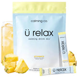 Calming Co. Ü daily wellness 2.0 Powder Drink Mix Pineapple flavour front view