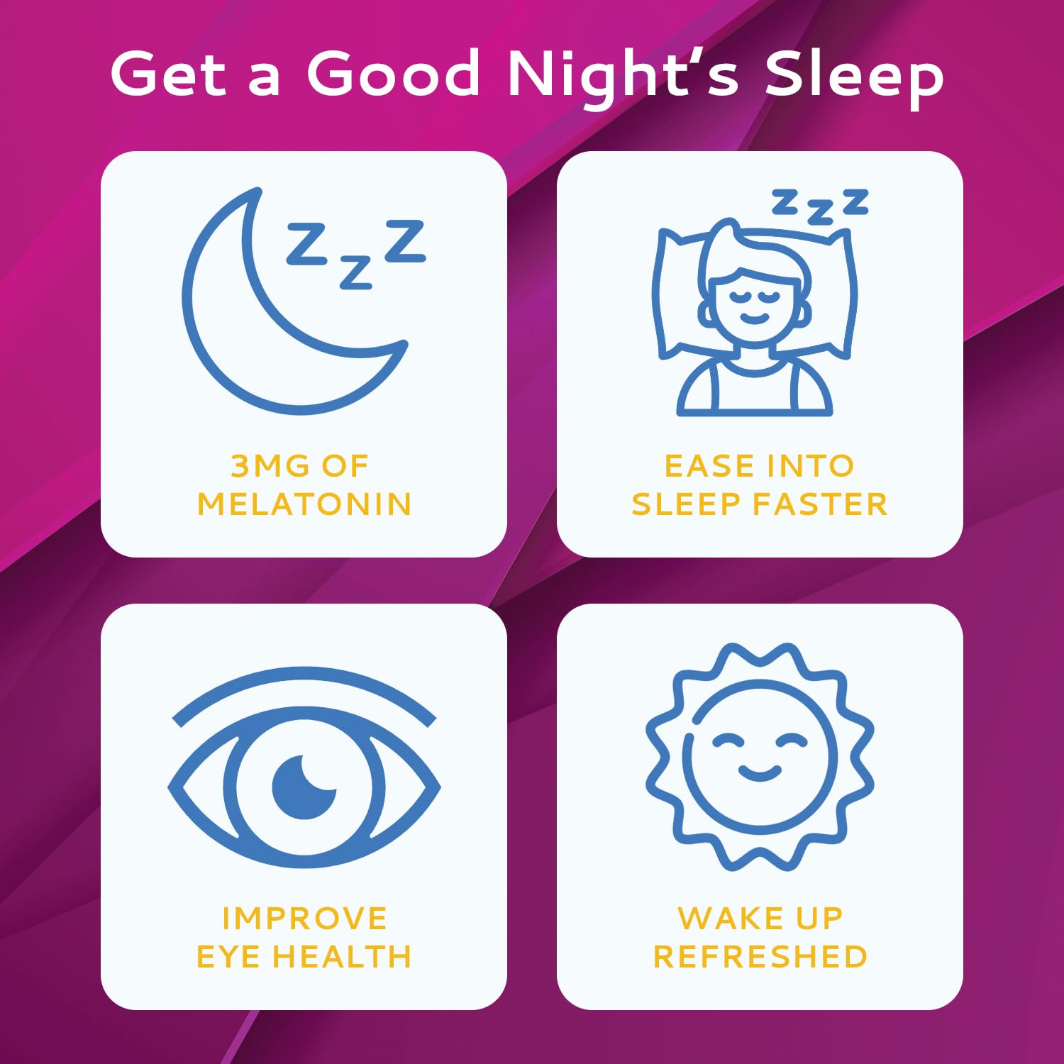 CALMOUR Melatonin Sleep Strips dissolving in mouth