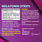 CALMOUR Melatonin Sleep Strips ingredients list