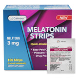 CALMOUR Melatonin Sleep Strips packaging front view
