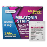 CALMOUR Melatonin Strips 3mg front packaging view