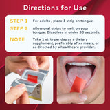 CALMOUR Vitamin B12 Strips individual strip close-up