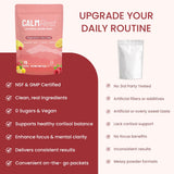 CalmRest Magnesium Powdered Drink Mix back view packaging