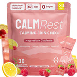 CalmRest Magnesium Powdered Drink Mix front view packaging