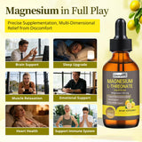 CalmSphere Magnesium L-Threonate Liquid Drops 1300mg with ingredients list