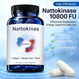 CALMTIVA Nattokinase Enzyme Supplement 10,800 FU side view