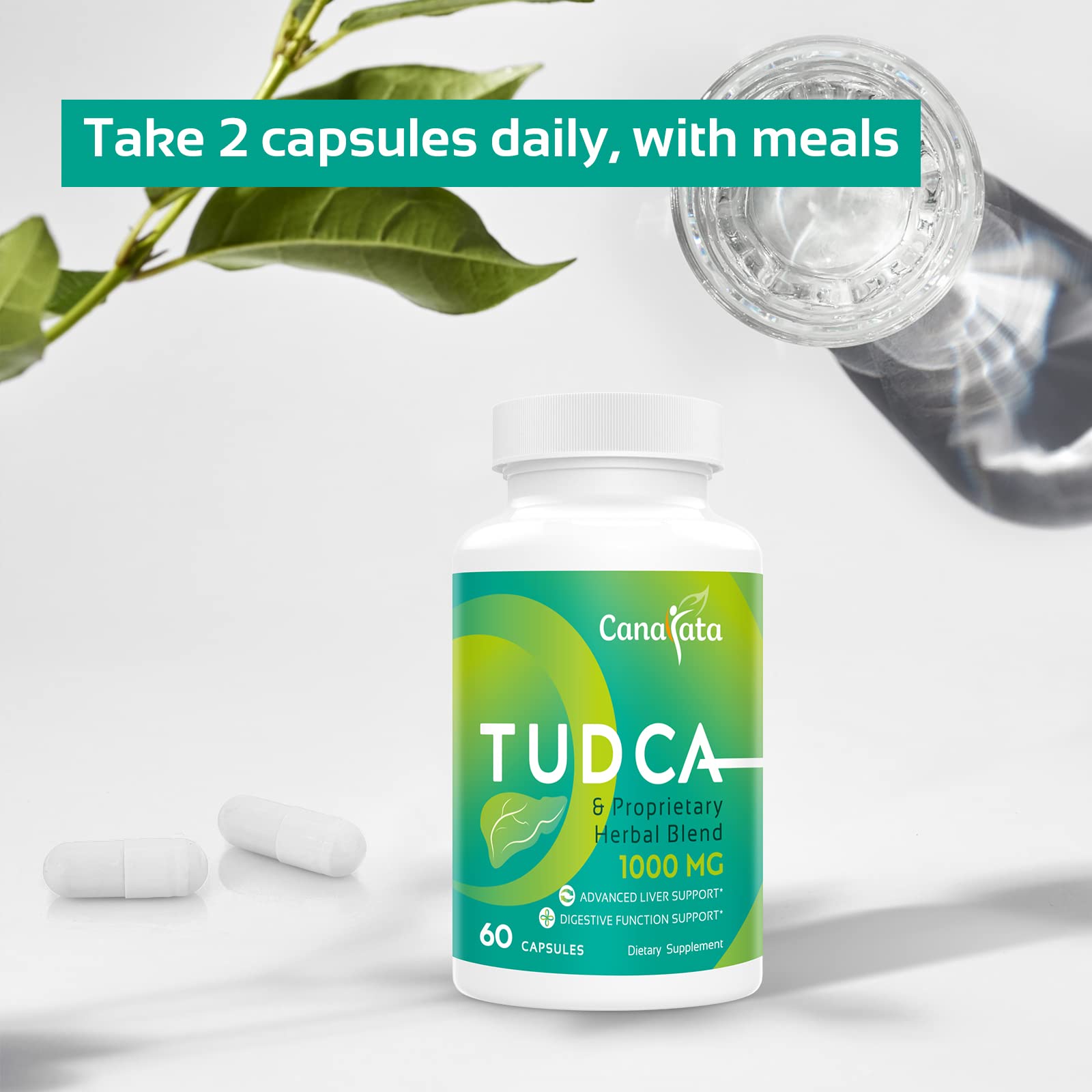 Canarata TUDCA Complex Milk Thistle 1000mg supplement lifestyle scene