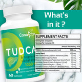 Canarata TUDCA Complex Milk Thistle 1000mg supplement packaging