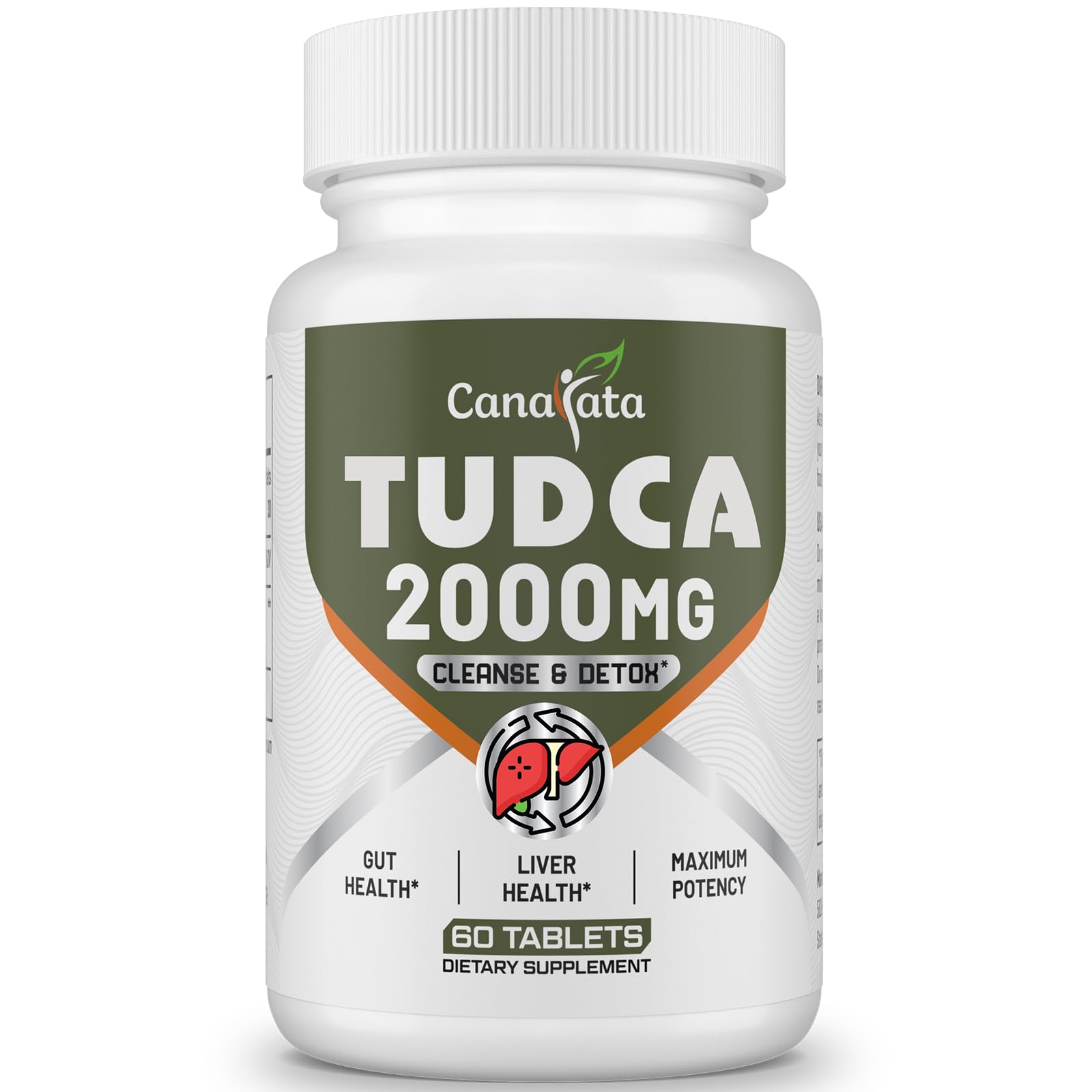 Canarata TUDCA Tablets 2000 mg front view