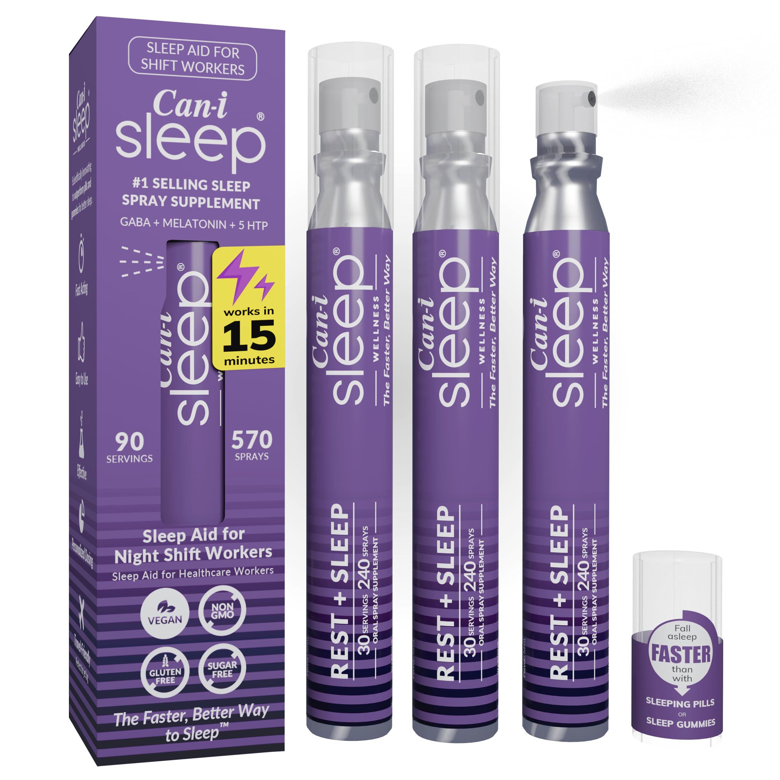 Cani Brands Fast-Acting Melatonin Spray front view