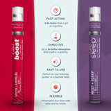 Cani Brands Feel Amazing Sleep & Focus Spray in hand