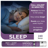 Cani Brands Feel Amazing Sleep Spray back view with ingredient list