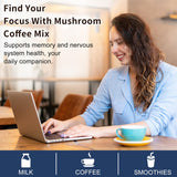 CANLIST 9 in 1 Mushroom Coffee Powder serving suggestion with smoothie