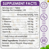 CANLIST Melatonin 10mg Tablets side view