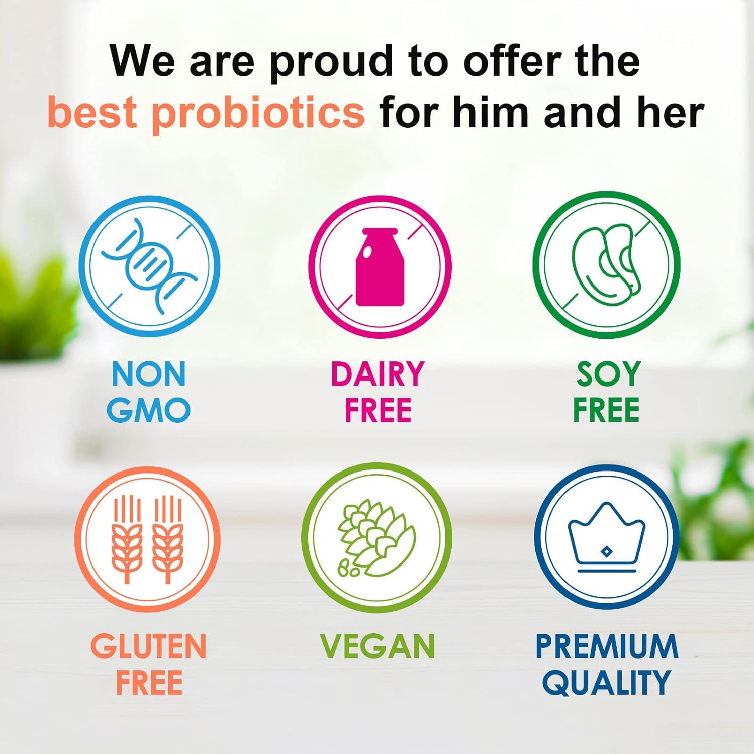 CANLIST Probiotics 120 Billion CFUs 18 Strains back view
